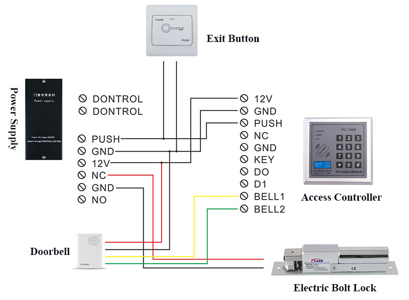 Electric Bolt Lock Wiring Diagram