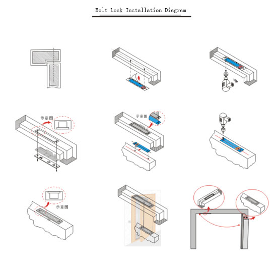 Electric Bolt Lock Installation Diagram